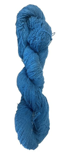 Denim petite silk noil yarn