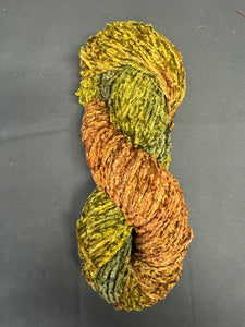 Deep Sweetgras Bulky Rayon Chenille Yarn"One Off"