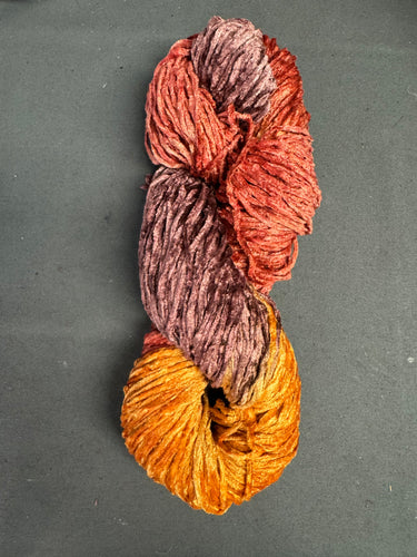 Persimmon Bulky Rayon Chenille Yarn