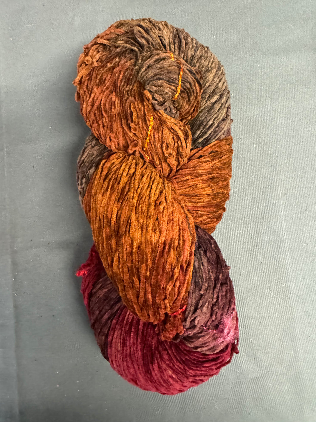 Sandstone cotton chenille yarn