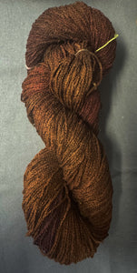 Deep Old Gold petite rayon ric rac yarn