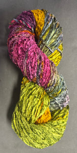 Bright Autumn Walk Bulky Rayon Chenille Yarn