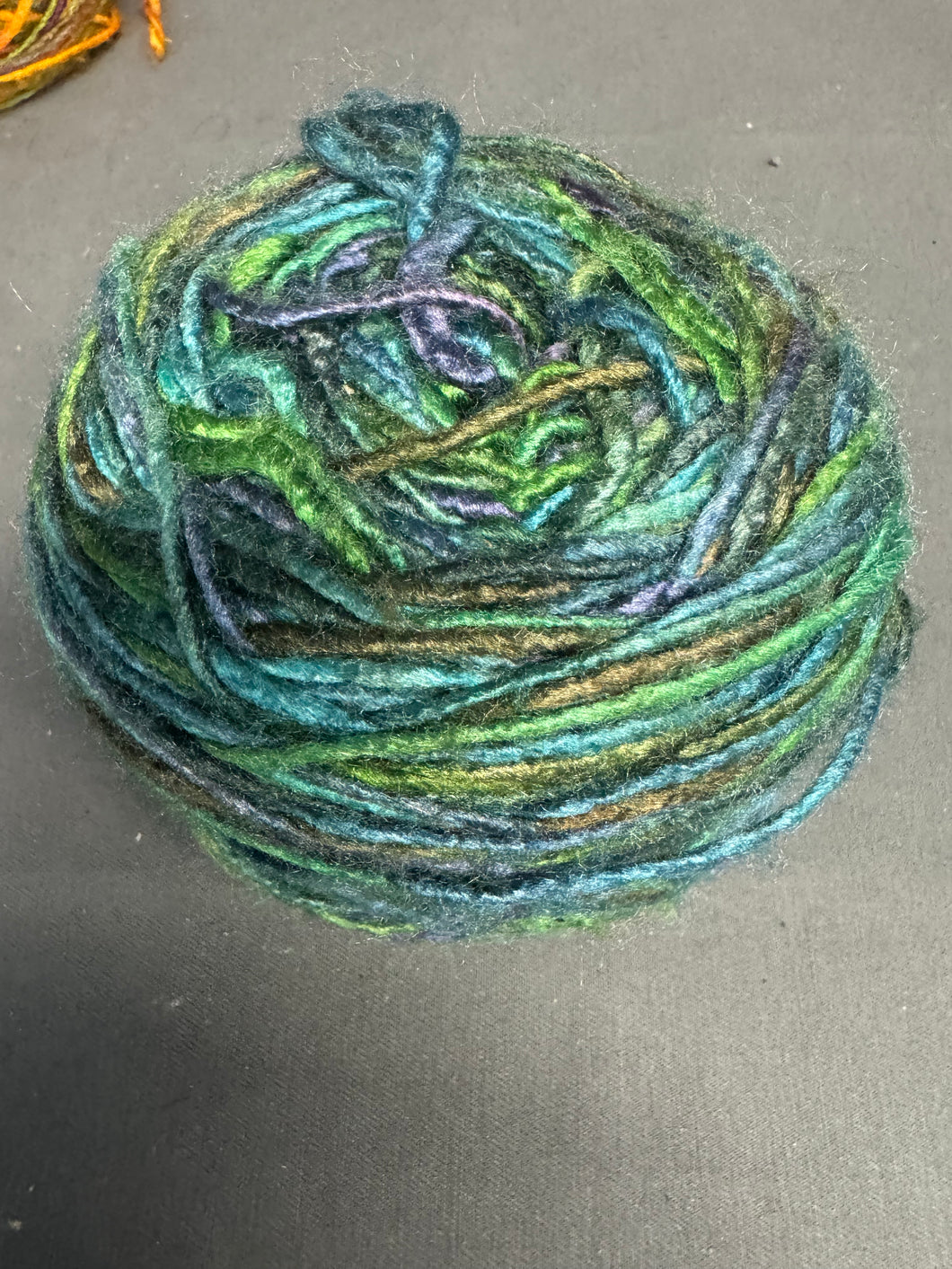 Summer Meadow spun silk yarn