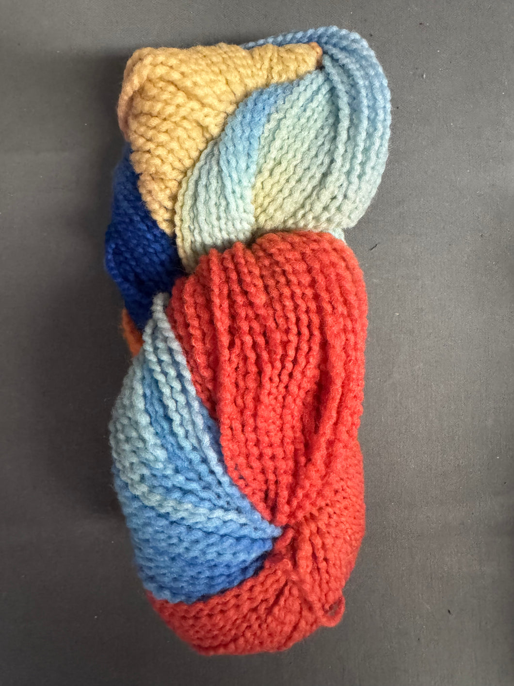 Spring Sunrise soft twist wool yarn