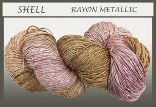 Shell/gold Rayon Metallic Yarn