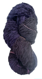 Black Plum cotton chenille  yarn