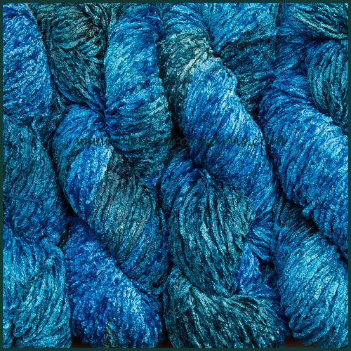 Denim Bulky Rayon Chenille Yarn