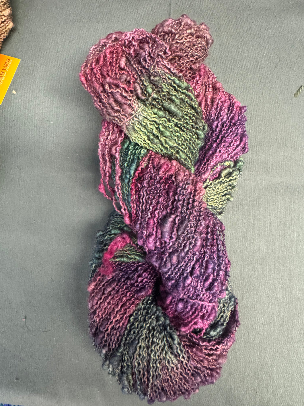 Cactus wool seed yarn