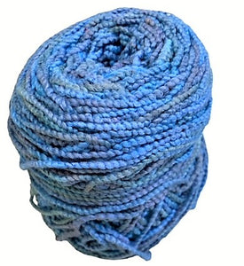 Denim beaded cotton/rayon yarn