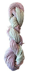 Flax beaded cotton/rayon yarn