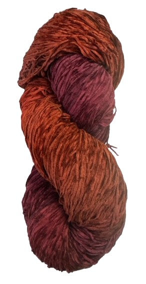 Garnet cotton chenille  yarn