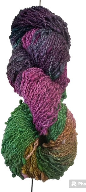 Grape Hyacinth Wool Seed Yarn 5 oz