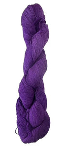 Grape petite silk noil yarn