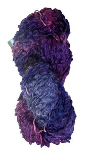 Grape wool loop yarn