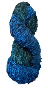 Indigo Night rayon chenille yarn
