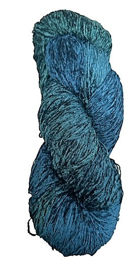 Deep Indigo Night rayon chenille yarn