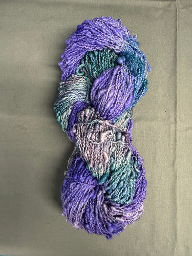 Lavendar wool seed yarn