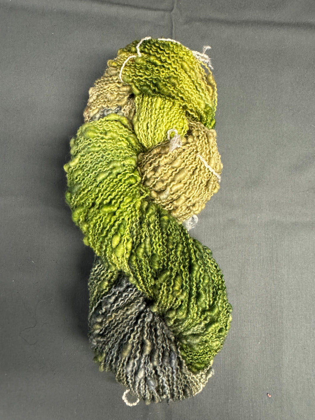 Leaf wool seed yarn