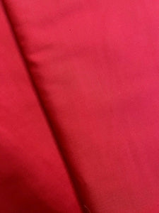 Red Cotton/Polyester Broadcloth