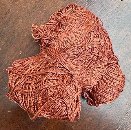 Rosewood Egyptian mercerized cotton yarn