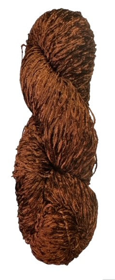Rosewood rayon chenille yarn
