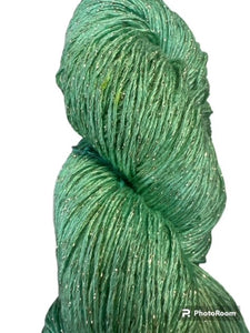 Seabreeze rayon metallic yarn with small spot