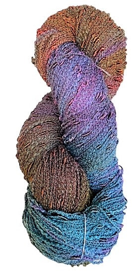 Water Hyacinth cotton/rayon seed yarn with broken thread