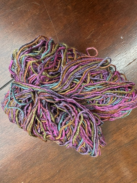 Water Hyacinth rayon metallic yarn