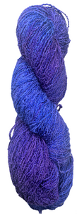 Blue Violet Rayon/Cotton Boucle Yarn