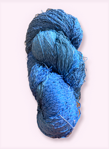 Denim cotton rayon twist lace yarn