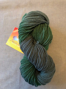 Evergreen merino beaded wool yarn