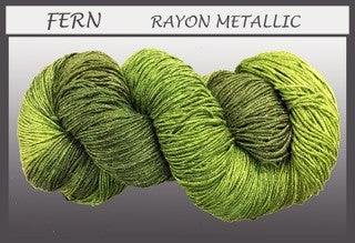Fern/gold Rayon Metallic Yarn