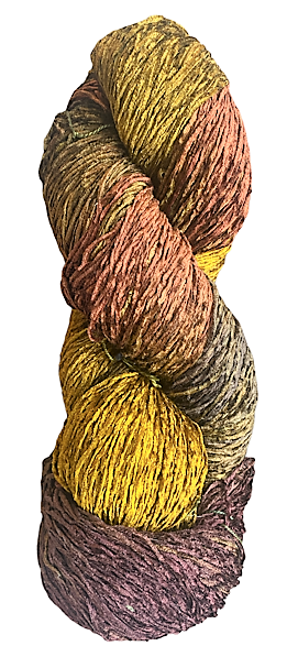 Old Gold rayon chenille yarn