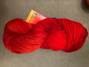 Red Coral Soft Twist Wool Yarn