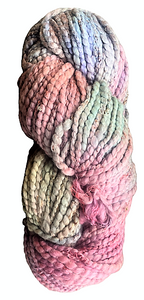 Sand cotton/rayon thick and thin yarn