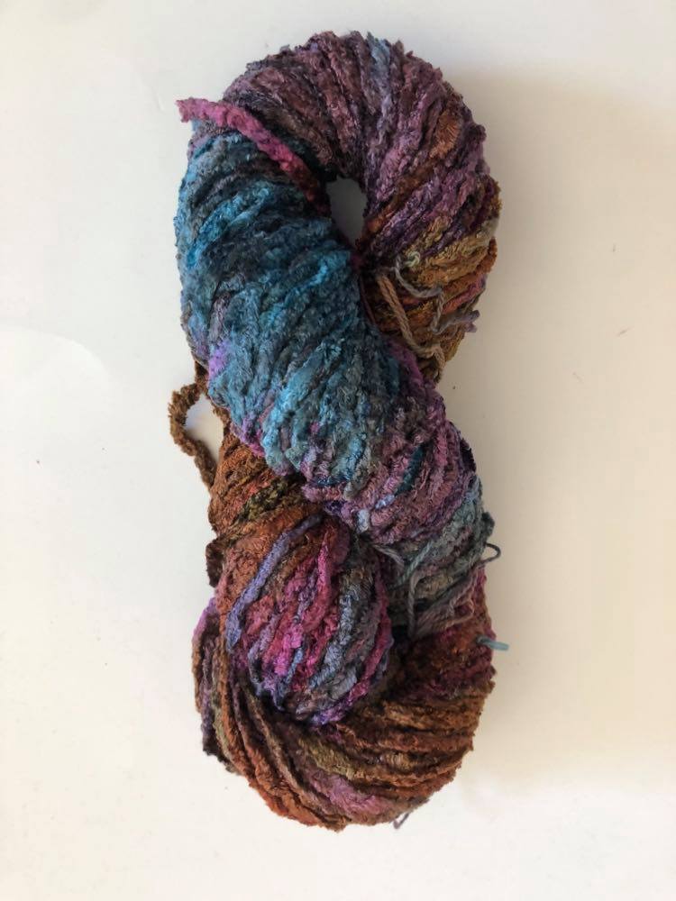 Water Hyacinth elephant rayon chenille yarn broken thread