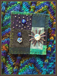 Quilted Pin: Blue Moon II