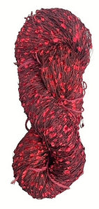 Carnelian confetti rayon/nylon yarn