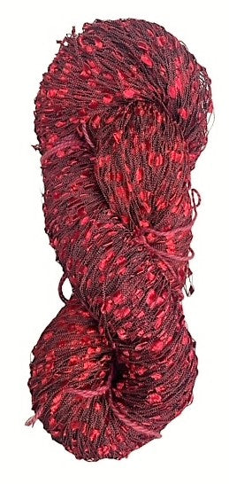 Carnelian confetti rayon/nylon yarn