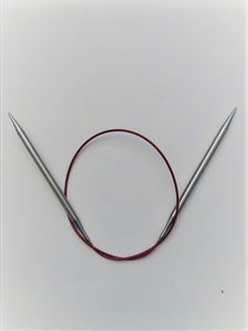 ChiaoGoo Knit Red 16"(40cm) size2(2.75 mm) premium stainless steel circular knitting needles