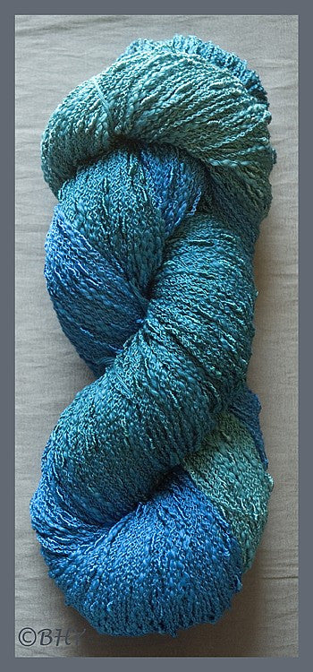Deep Blue Sea Cotton Rayon Seed Yarn