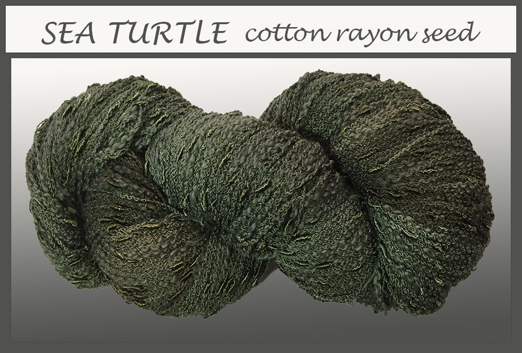 Sea Turtle Cotton Rayon Seed Yarn