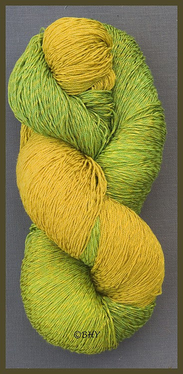 Lemon-Lime Cotton Rayon Twist Yarn