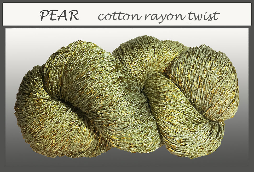 Pear Cotton Rayon Twist Yarn
