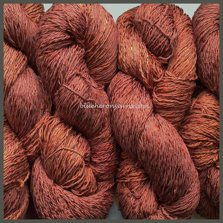 Rosewood Cotton Rayon Twist Lace Yarn
