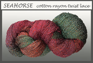 Seahorse Cotton Rayon Twist Lace Yarn