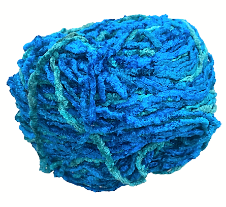 Deep Blue Sea bulky rayon chenille yarn