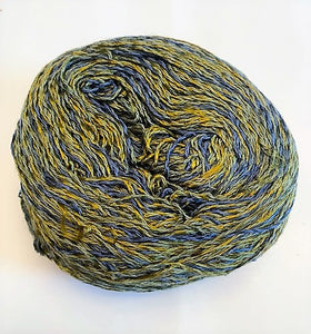 Deep Forest cotton/rayon twist lace yarn