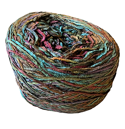 Deep Moss rayon chenille yarn
