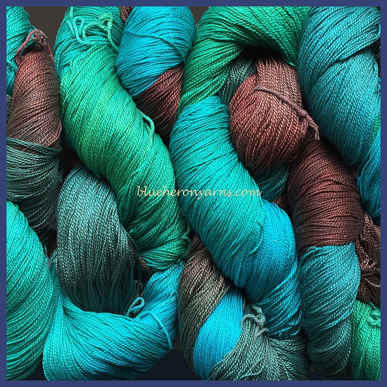 Turquoise Egyptian Merc Cotton Yarn